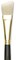 Princeton Series 6300 Dakota Synthetic Bristle Brush - Angular Bright, Long Handle, Size 12